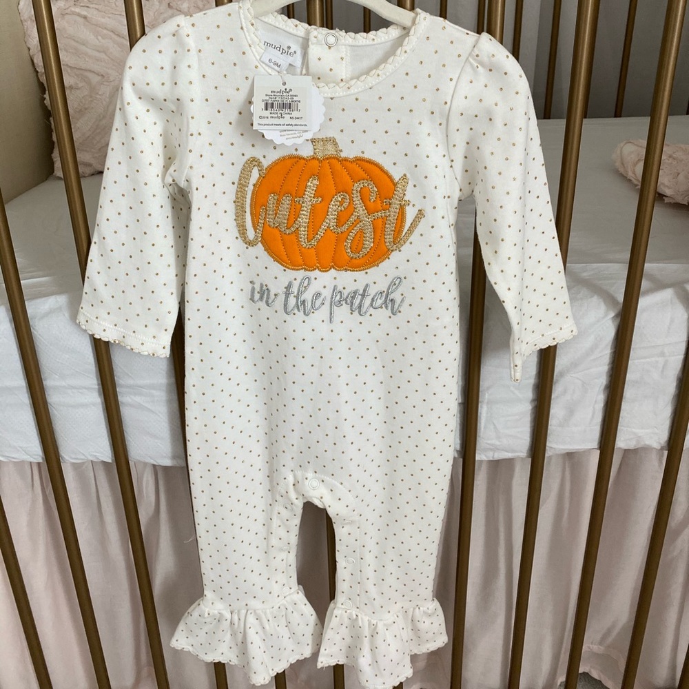 Mud Pie Cutest in the Patch Romper